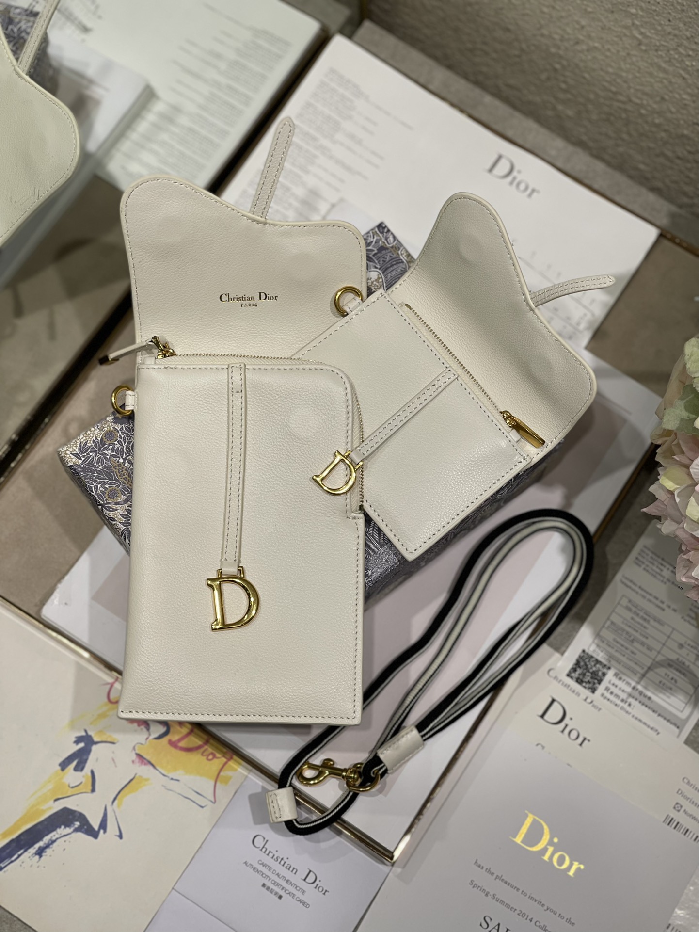Bagsaaa D10r Saddle Multifunctional Pouch White - 18.5x12x7.5cm