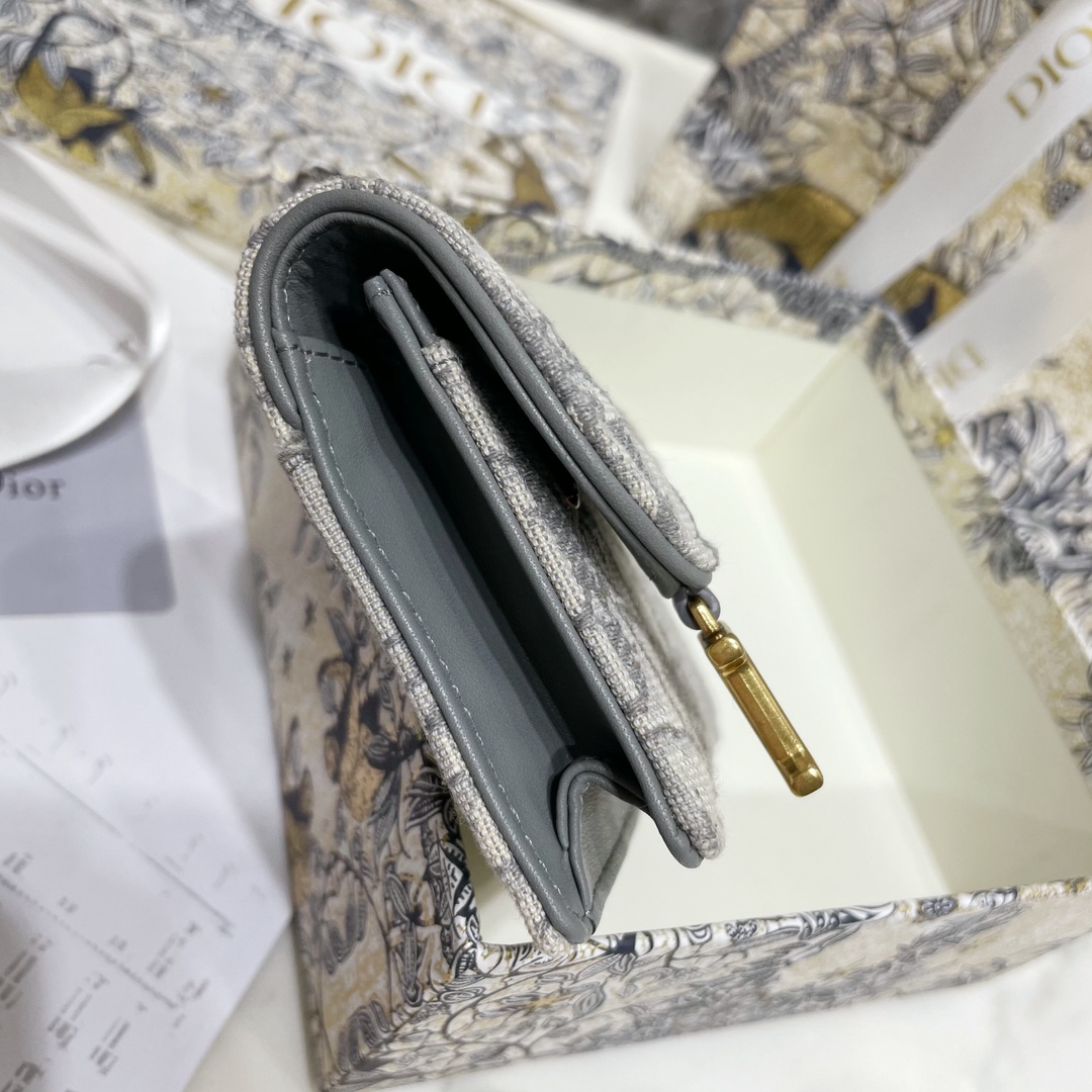 D10r Mini Saddle Wallet Grey