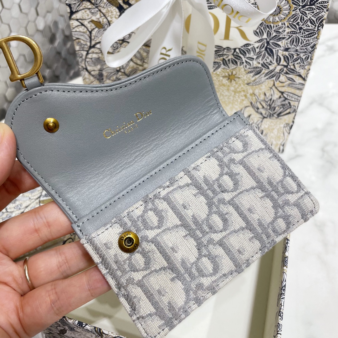 D10r Mini Saddle Wallet Grey