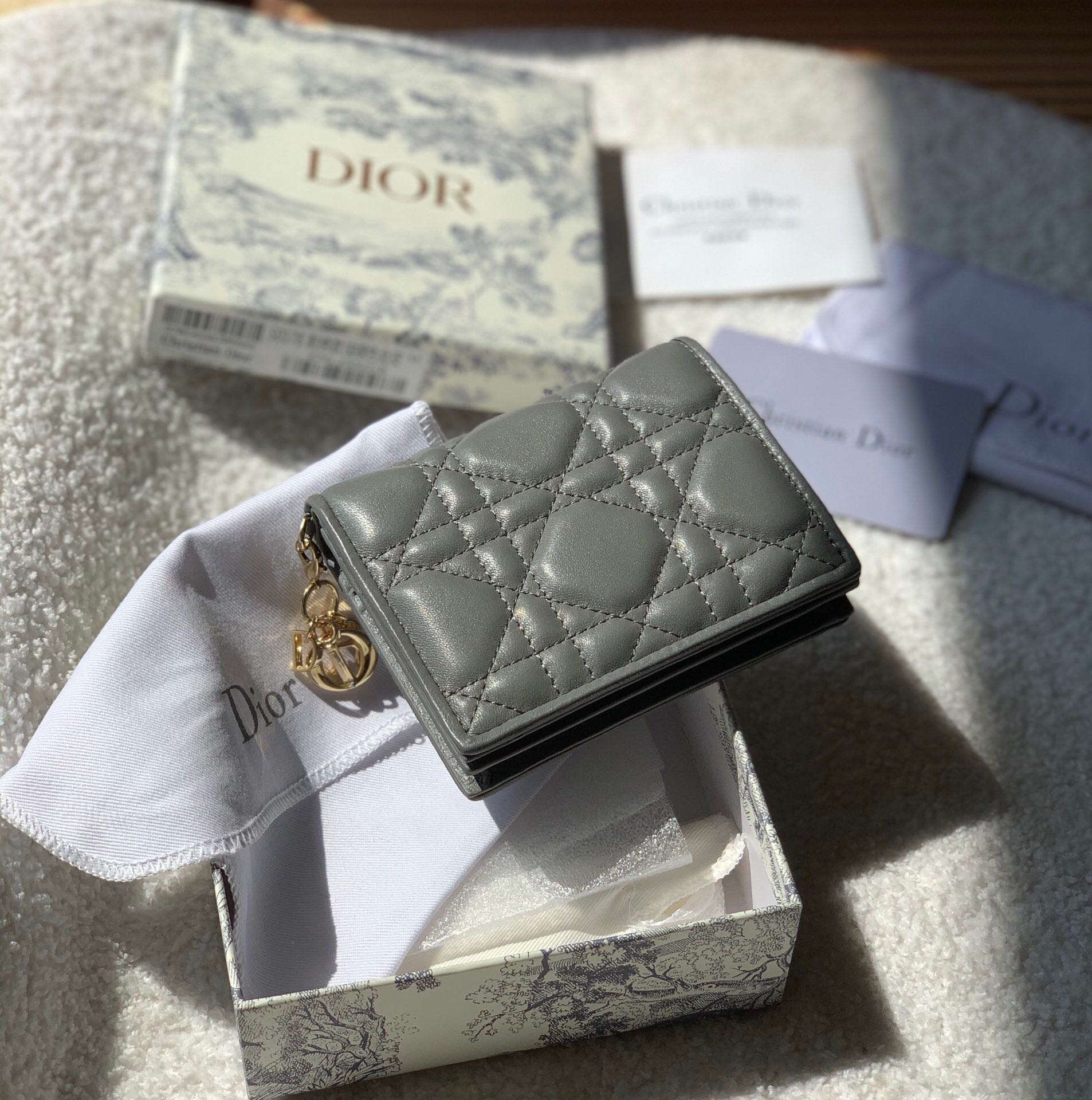 Bagsaaa D10r Coin Purse Grey - 11x9cm
