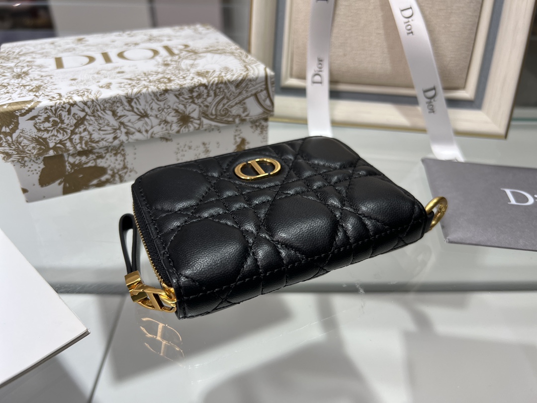 Bagsaaa D10r Caro Coin Purse Black - 9*11cm