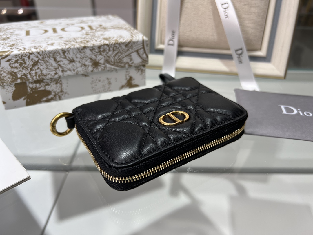 Bagsaaa D10r Caro Coin Purse Black - 9*11cm