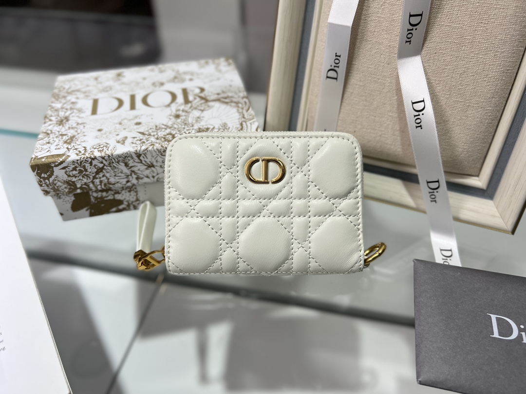 Bagsaaa D10r Caro Coin Purse White - 9*11cm
