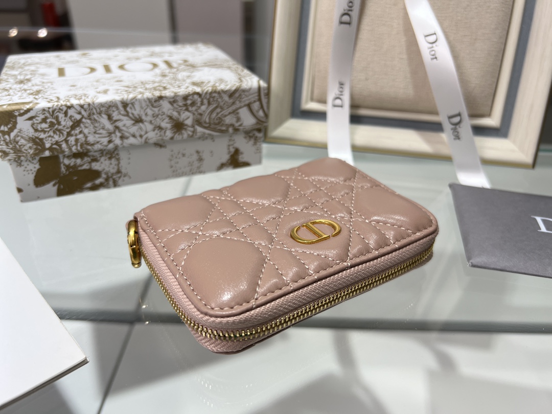 Bagsaaa D10r Caro Coin Purse Pink - 9*11cm