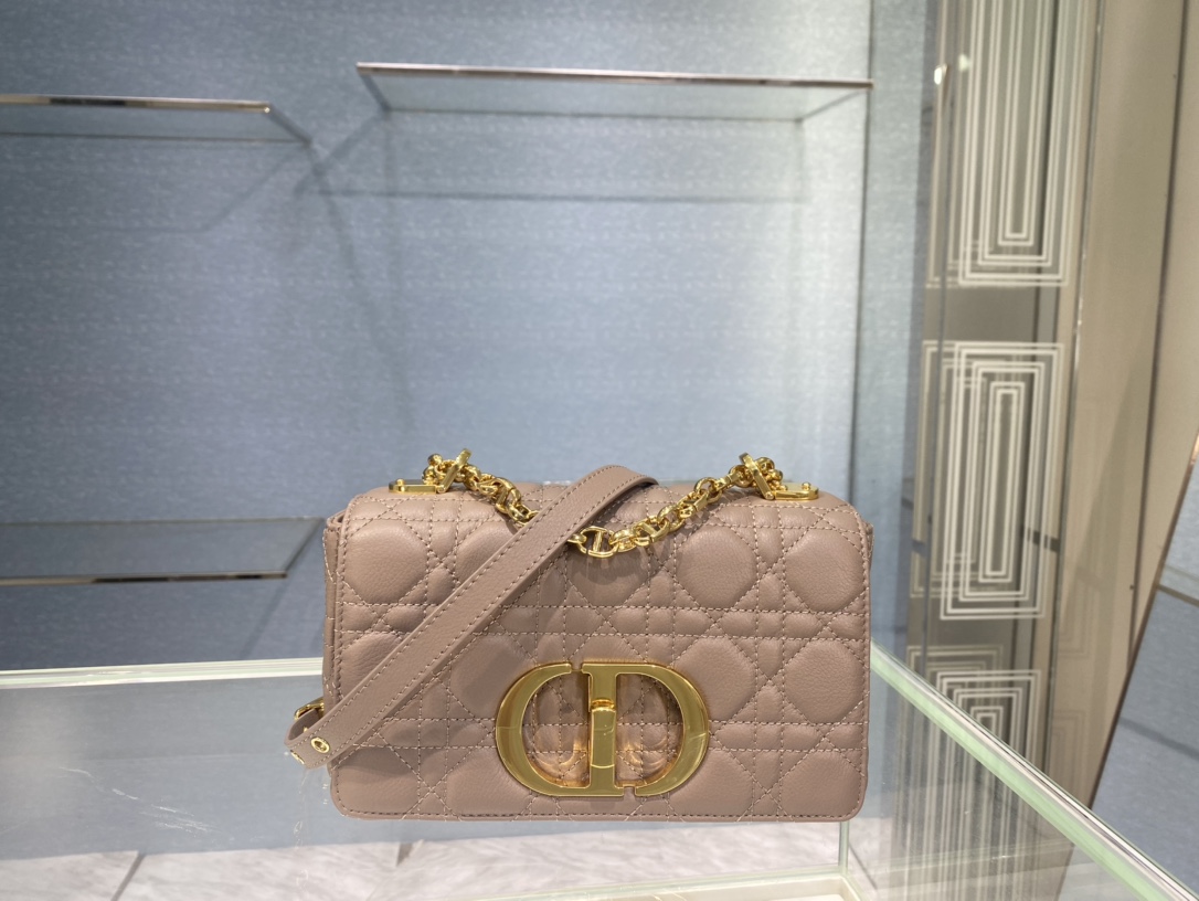 Bagsaaa D10r Small Caro Taupe Cannage - 20 x 12 x 7 cm