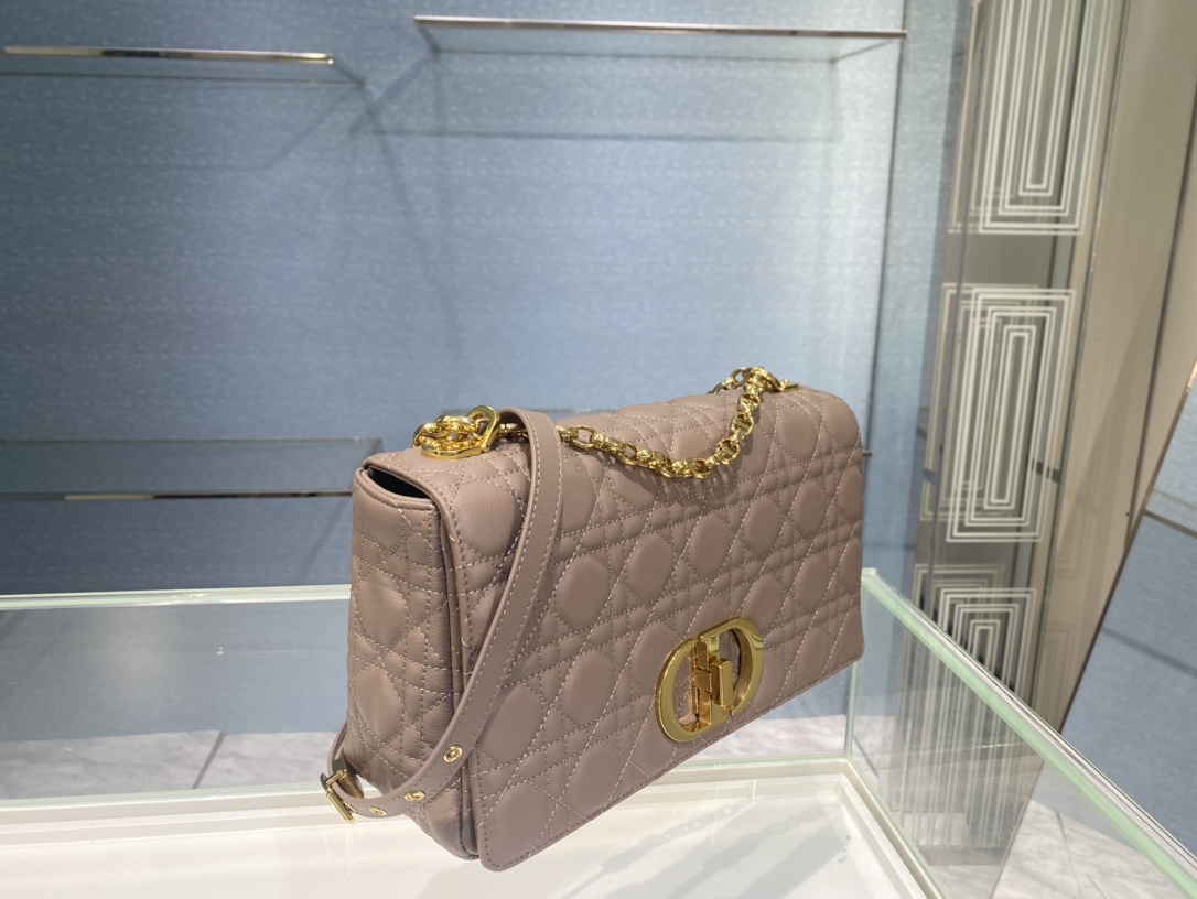 Bagsaaa D10r Large Caro Taupe Cannage - 28x17x9cm