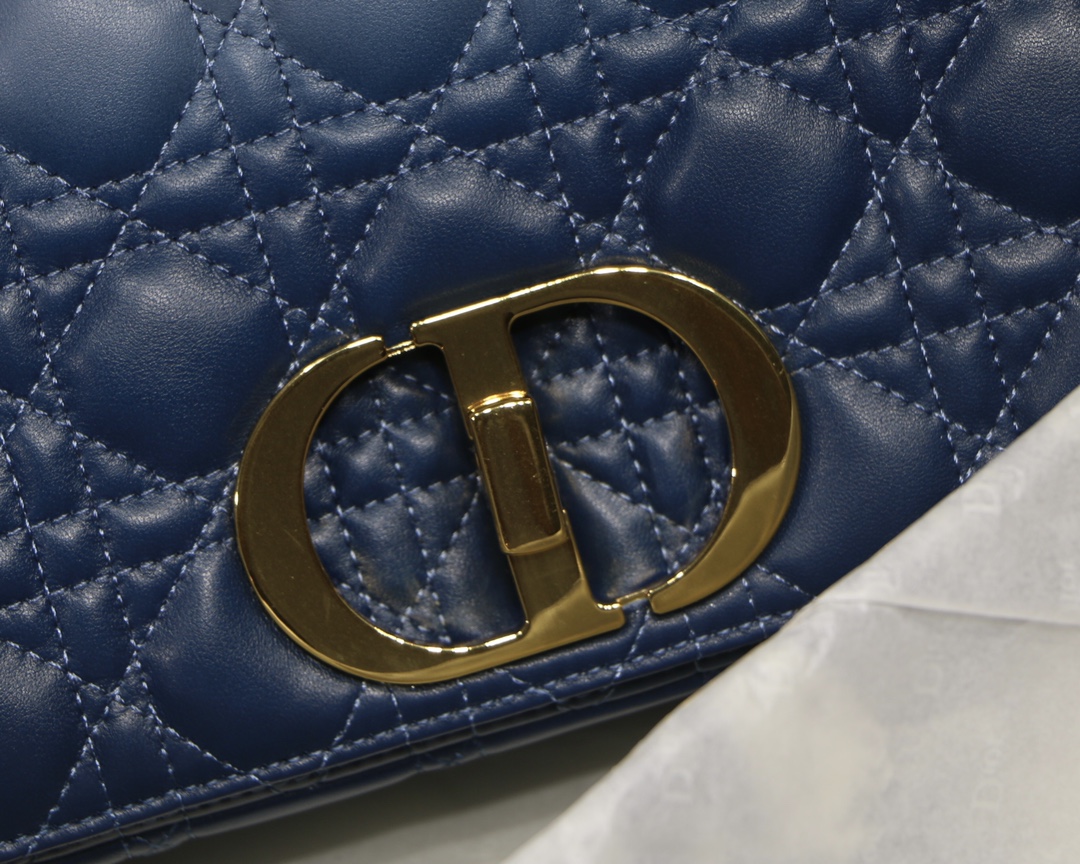 Bagsaaa D10r Small Caro Blue - 20 x 12 x 7 cm