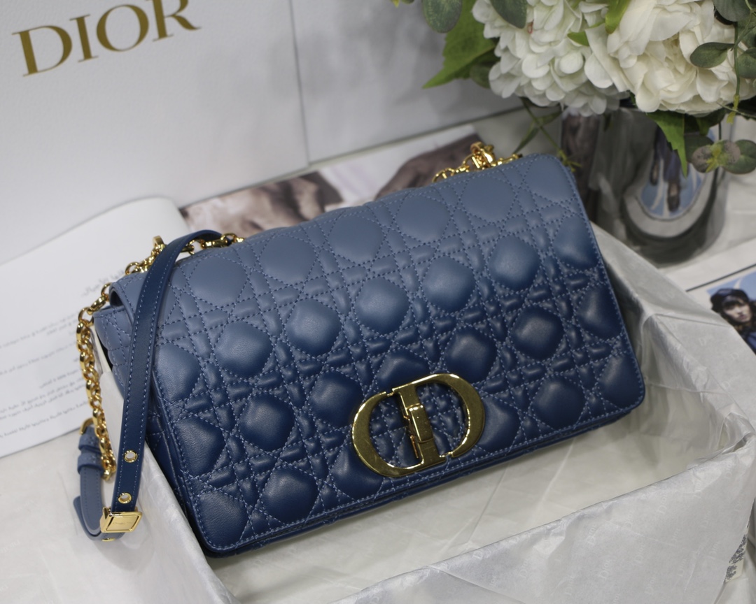 Bagsaaa D10r Large Caro Blue - 28x17x9cm