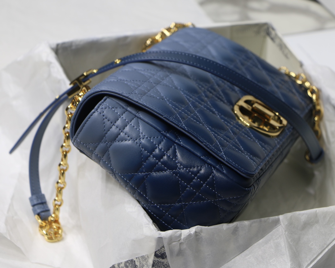 Bagsaaa D10r Large Caro Blue - 28x17x9cm