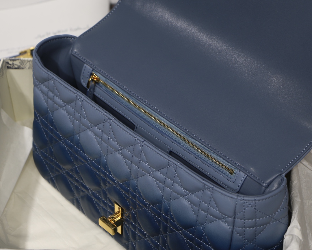 Bagsaaa D10r Large Caro Blue - 28x17x9cm