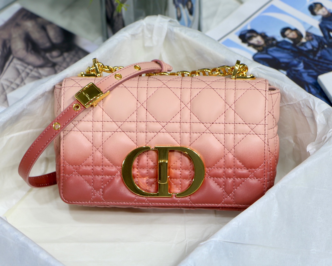Bagsaaa D10r Small Caro Pink - 20 x 12 x 7 cm