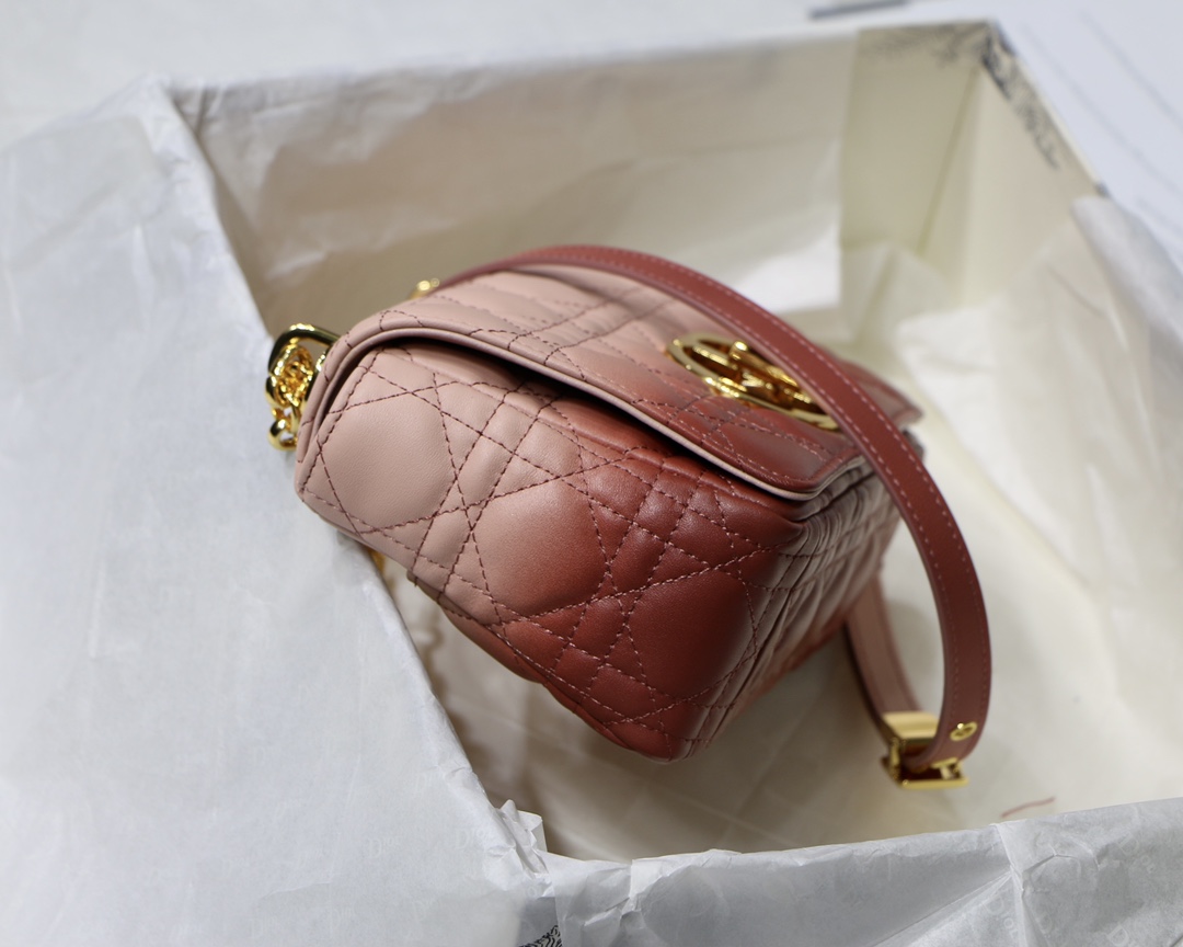 Bagsaaa D10r Small Caro Pink - 20 x 12 x 7 cm