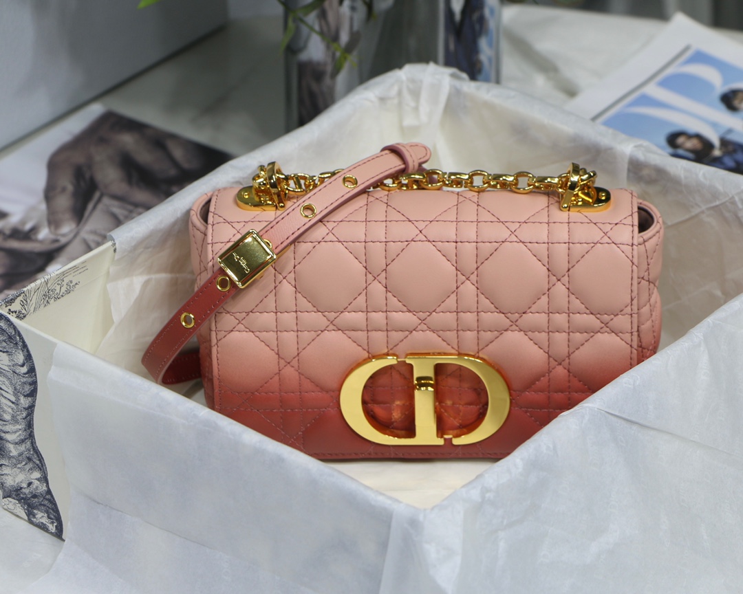 Bagsaaa D10r Small Caro Pink - 20 x 12 x 7 cm