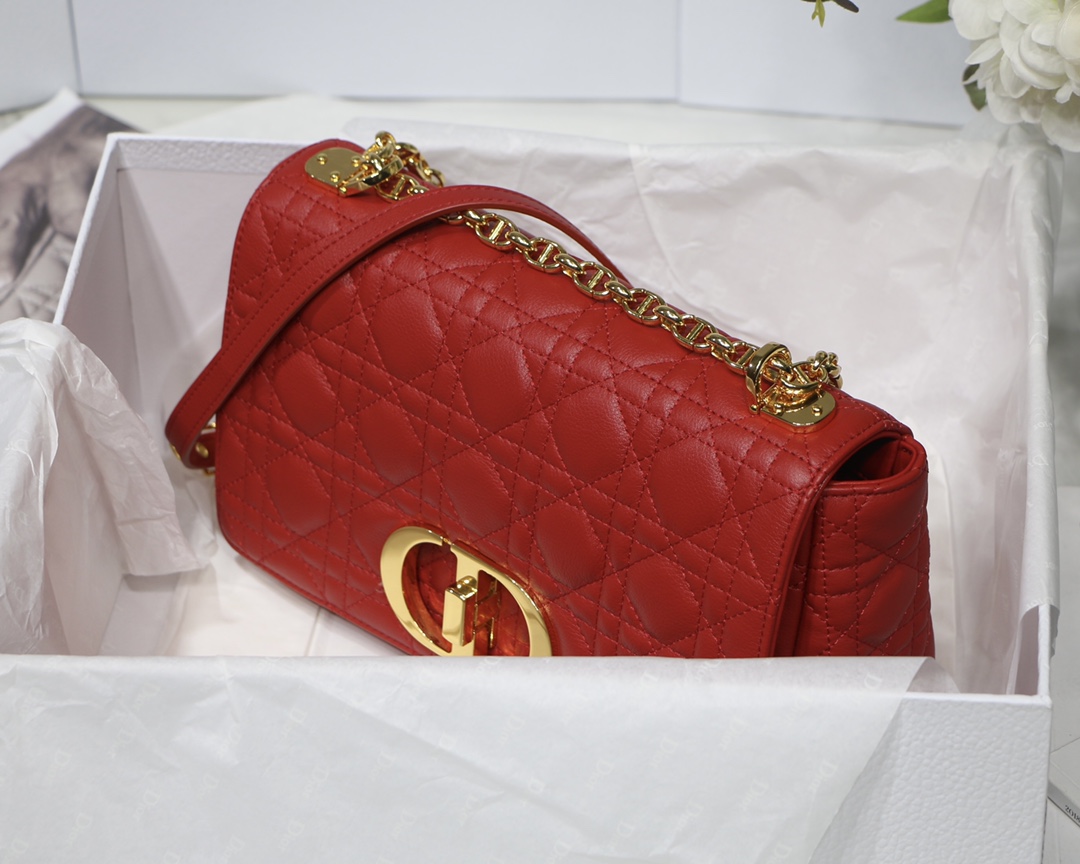 Bagsaaa D10r Medium Caro Red - 25.5 x 15.5 x 8 cm