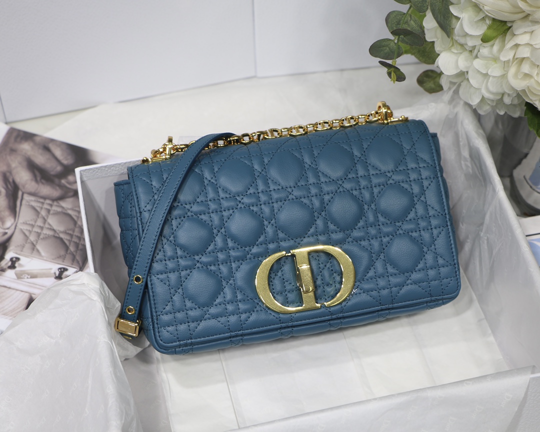 Bagsaaa D10r Medium Caro Blue - 25.5 x 15.5 x 8 cm