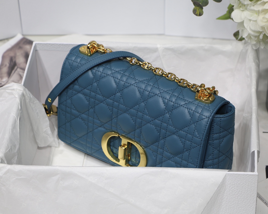 Bagsaaa D10r Medium Caro Blue - 25.5 x 15.5 x 8 cm