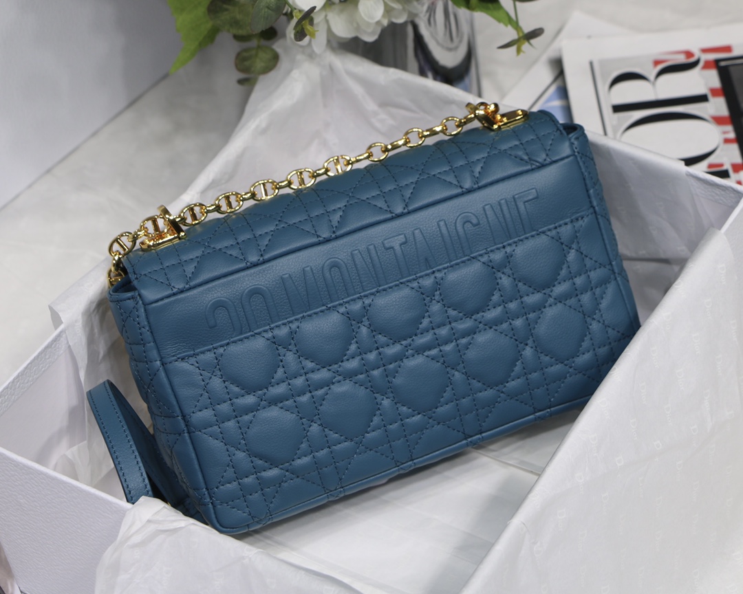 Bagsaaa D10r Medium Caro Blue - 25.5 x 15.5 x 8 cm