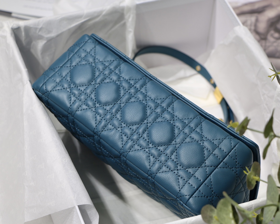 Bagsaaa D10r Medium Caro Blue - 25.5 x 15.5 x 8 cm