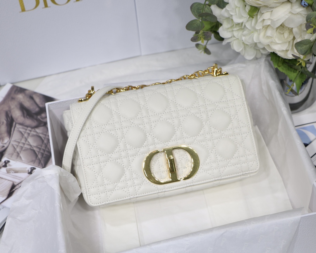 Bagsaaa D10r Medium Caro White - 25.5 x 15.5 x 8 cm