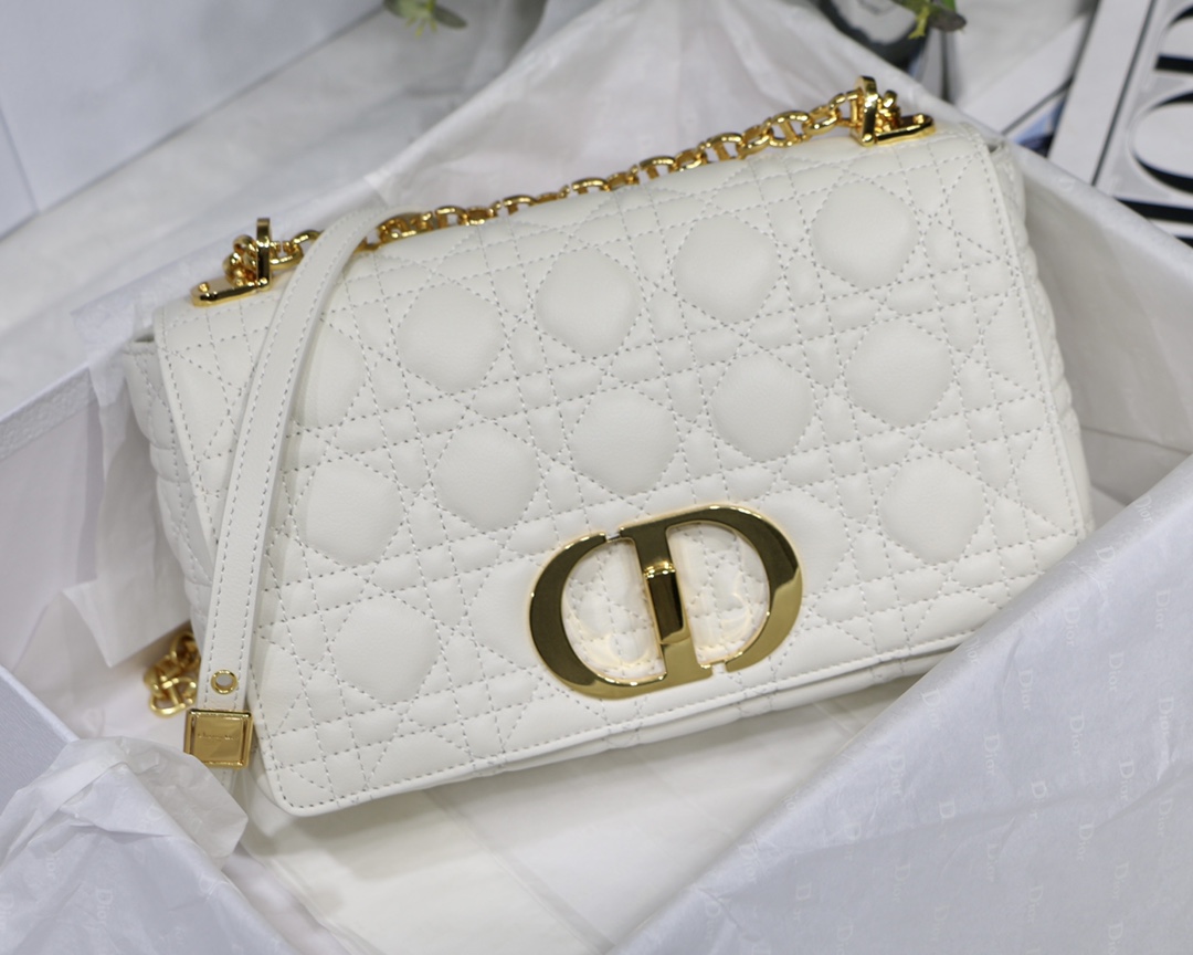 Bagsaaa D10r Medium Caro White - 25.5 x 15.5 x 8 cm