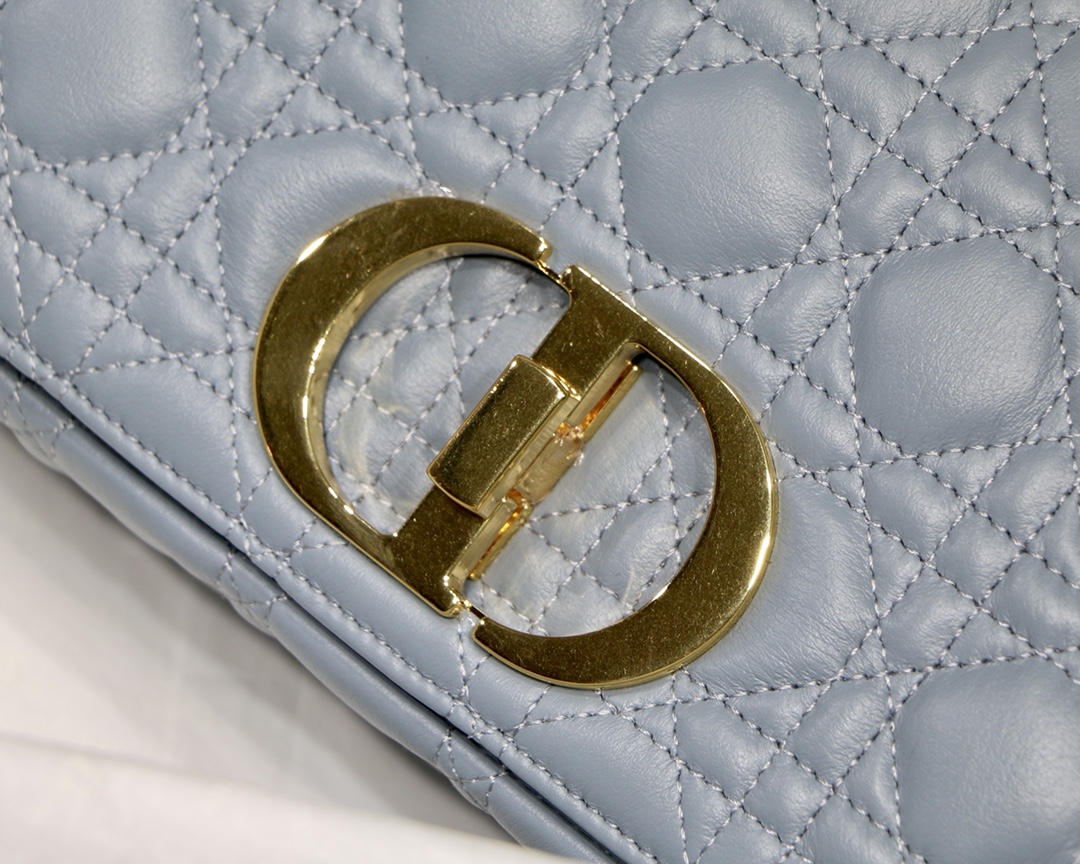 Bagsaaa D10r Medium Caro Light Blue - 25.5 x 15.5 x 8 cm