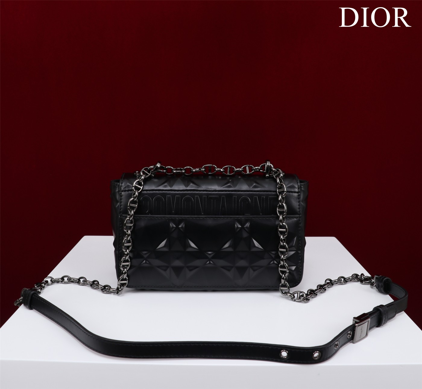 Bagsaaa D10r Caro Small Shoulder Bag Black - 20×12×7cm