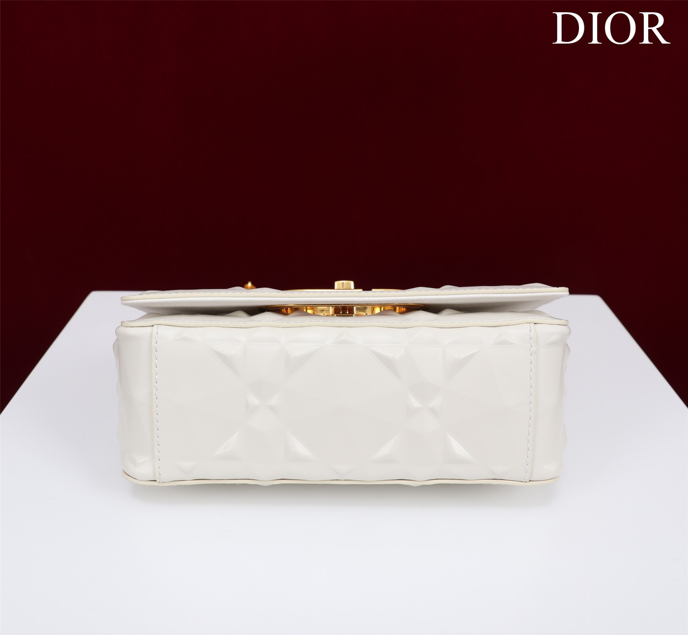 Bagsaaa D10r Caro Small Shoulder Bag White - 20×12×7cm