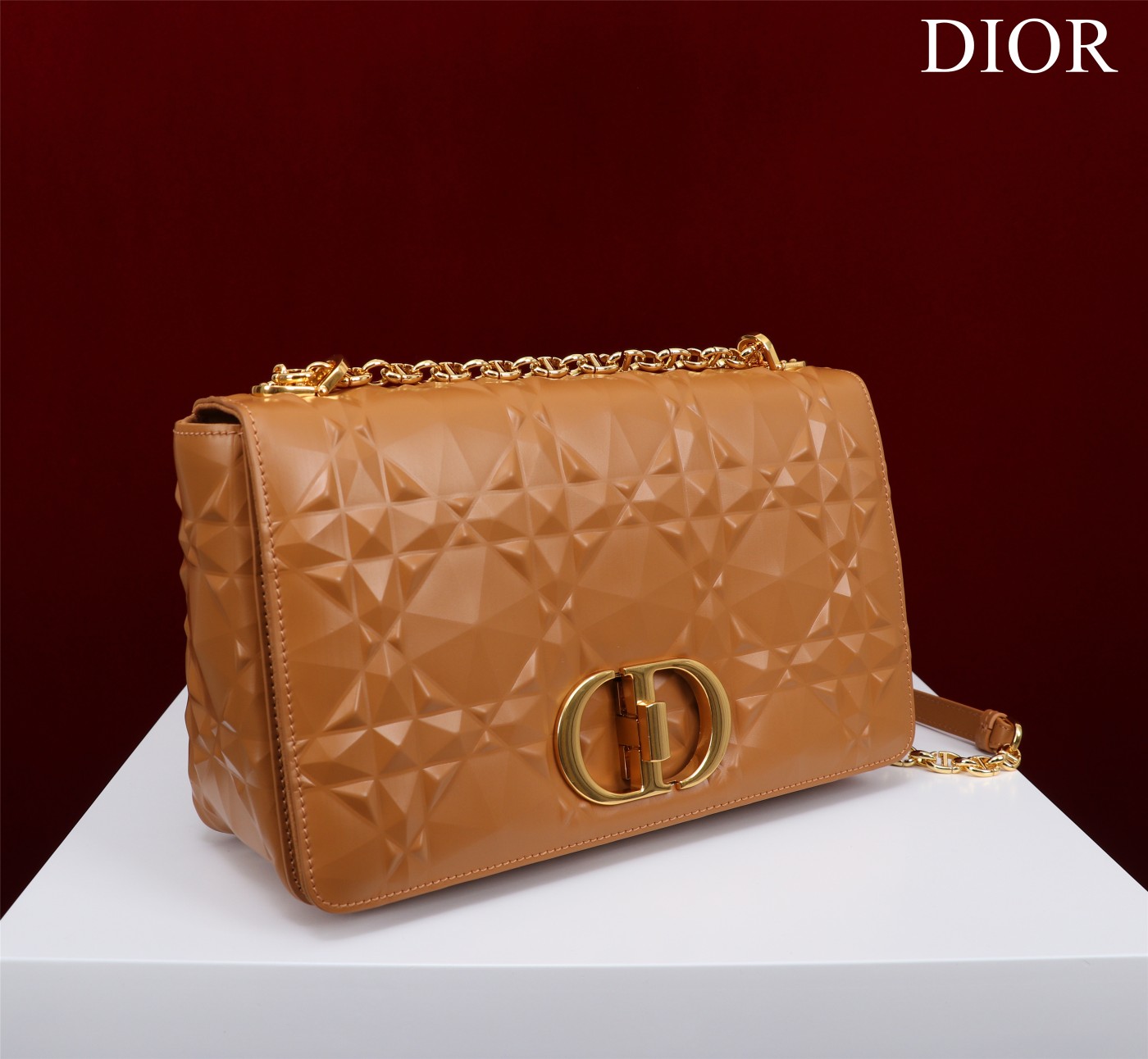 Bagsaaa D10r Caro Large Shoulder Bag Brown - 28x17x9cm