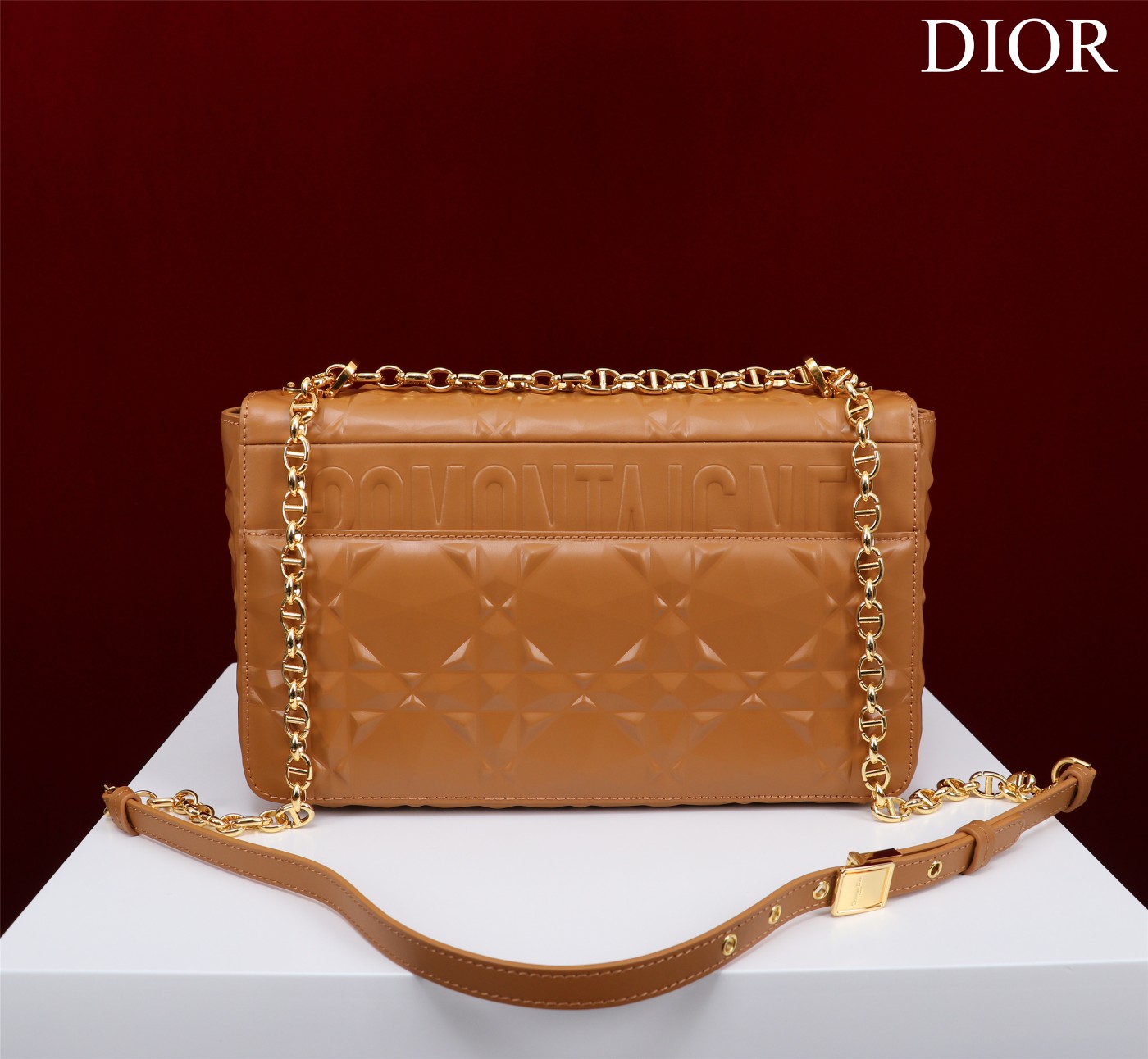 Bagsaaa D10r Caro Large Shoulder Bag Brown - 28x17x9cm