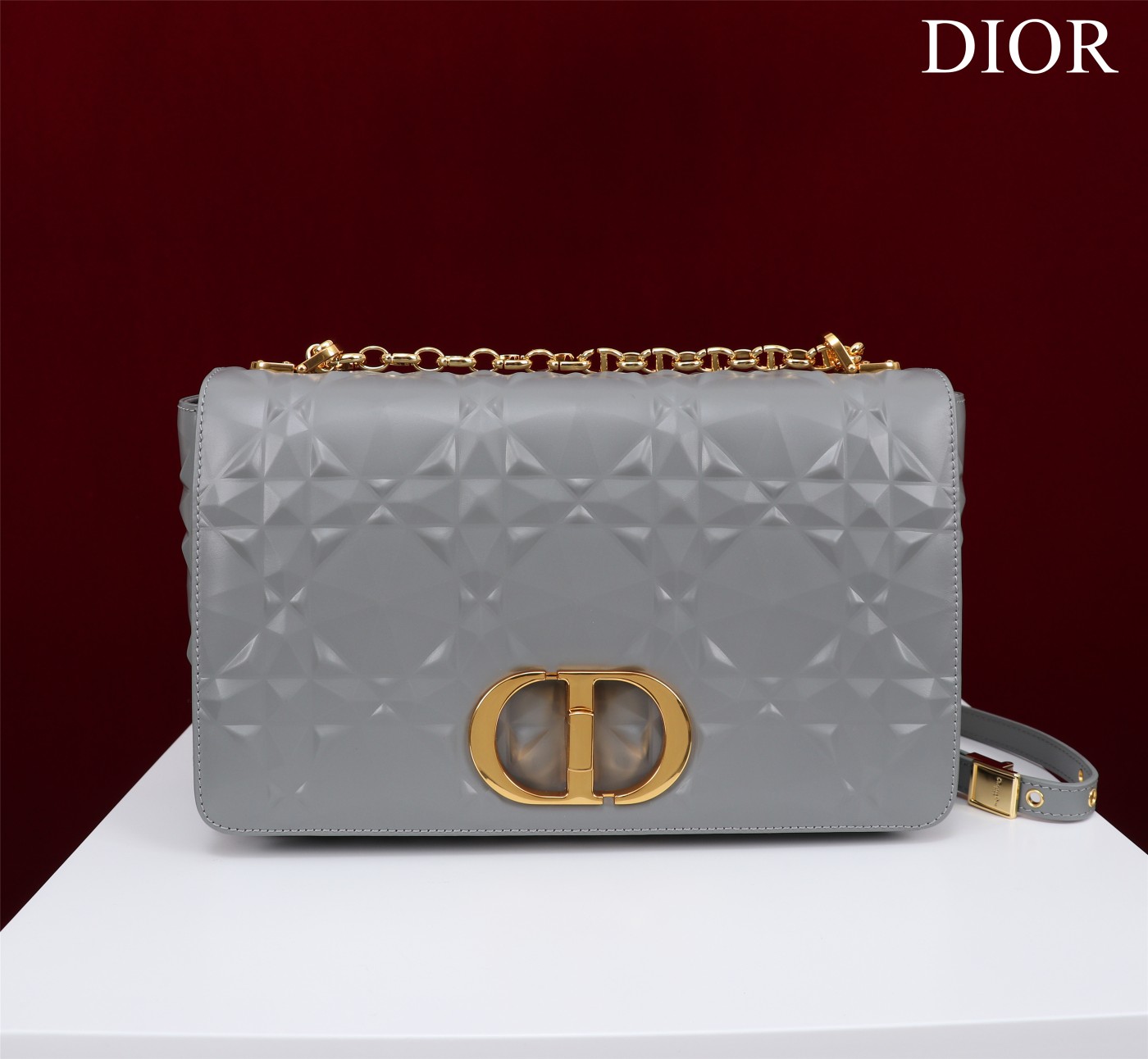 Bagsaaa D10r Caro Large Shoulder Bag Grey - 28x17x9cm