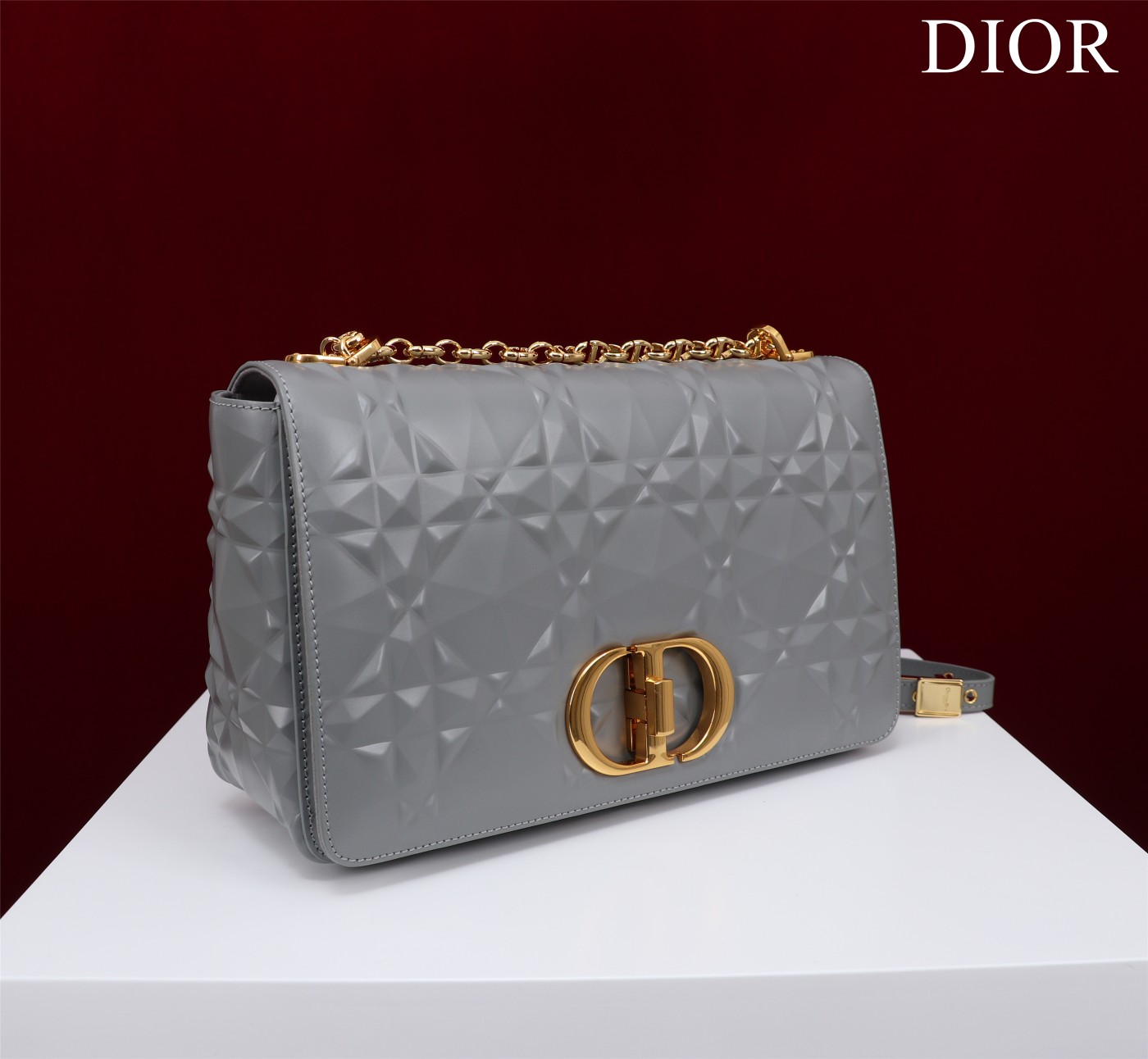 Bagsaaa D10r Caro Large Shoulder Bag Grey - 28x17x9cm