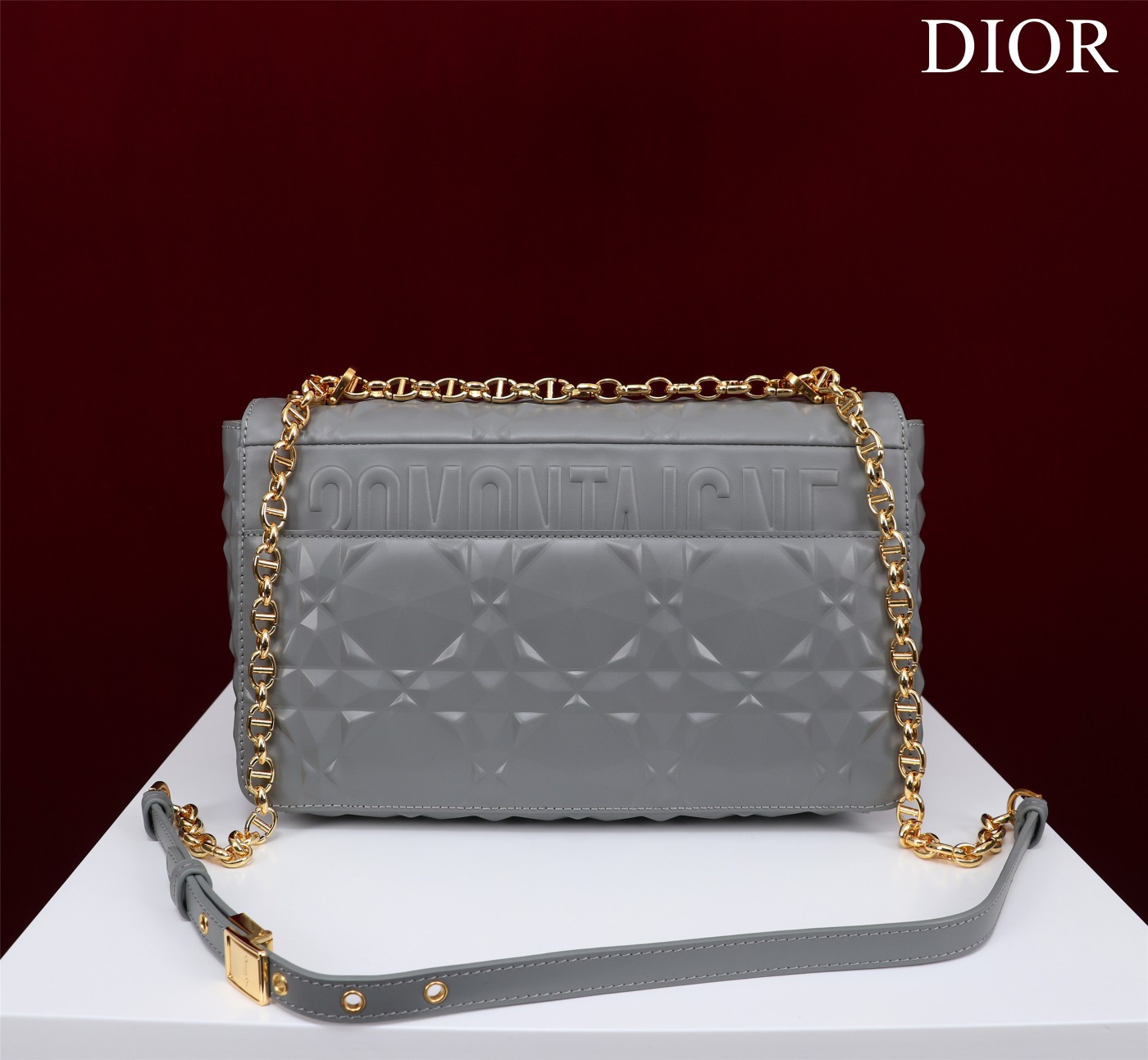 Bagsaaa D10r Caro Large Shoulder Bag Grey - 28x17x9cm