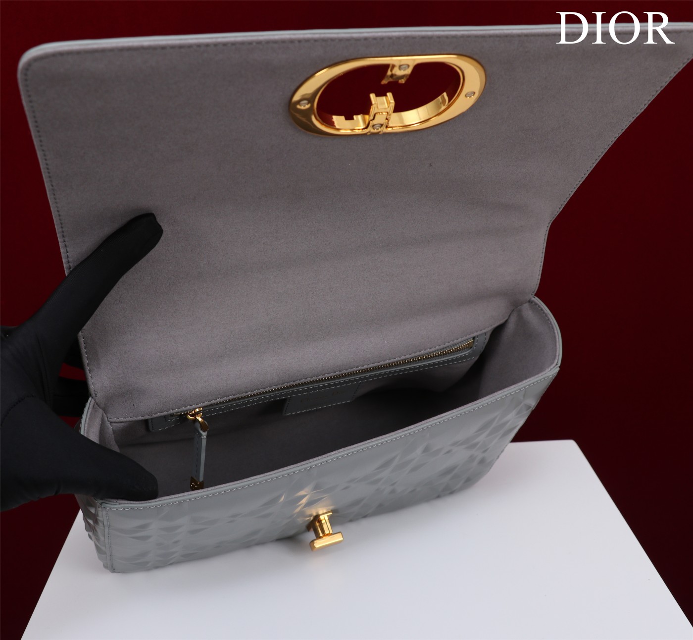 Bagsaaa D10r Caro Large Shoulder Bag Grey - 28x17x9cm