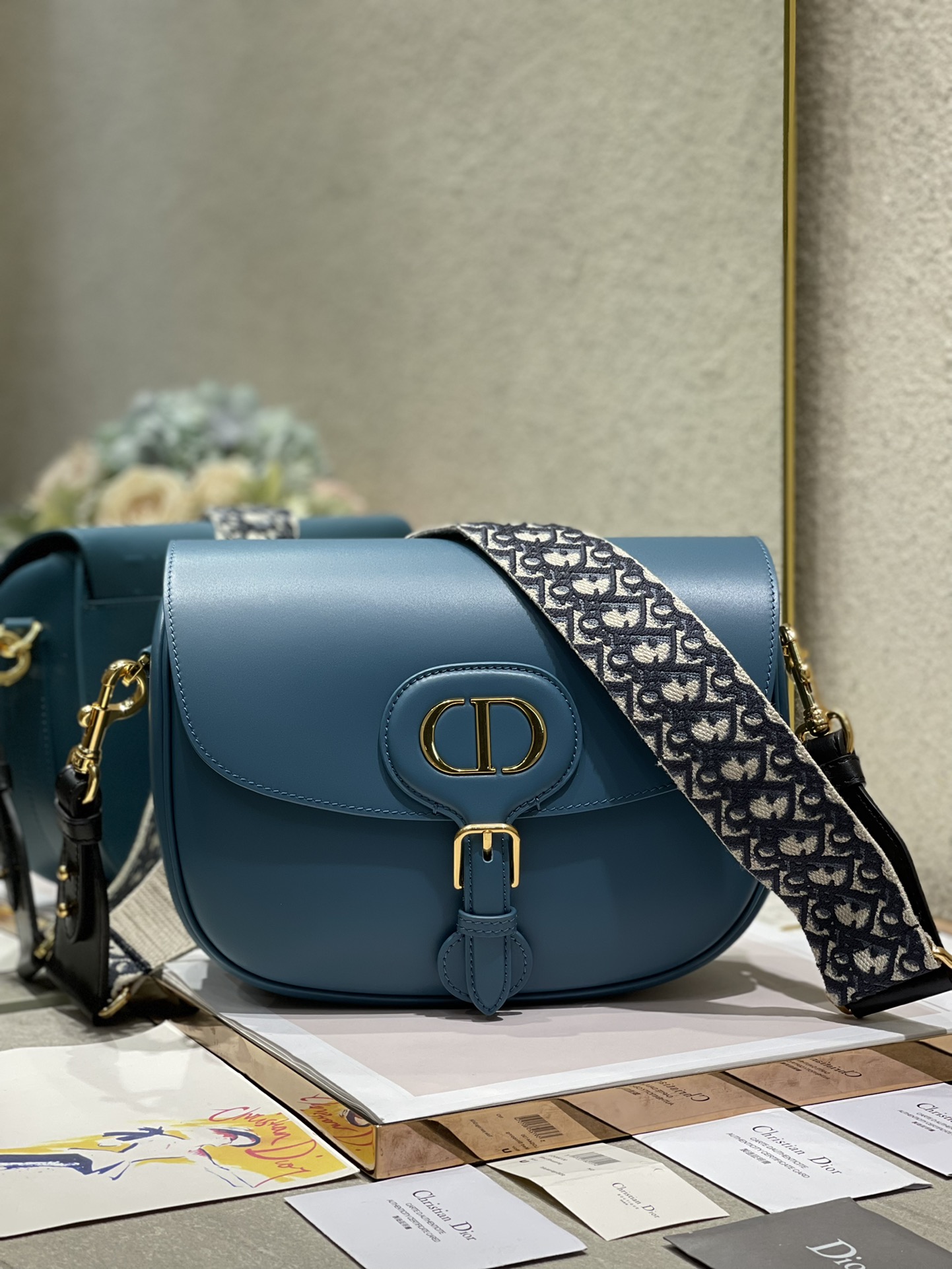 Bagsaaa D10r CD Bobby Large Dark Blue - 27x19.5x8cm