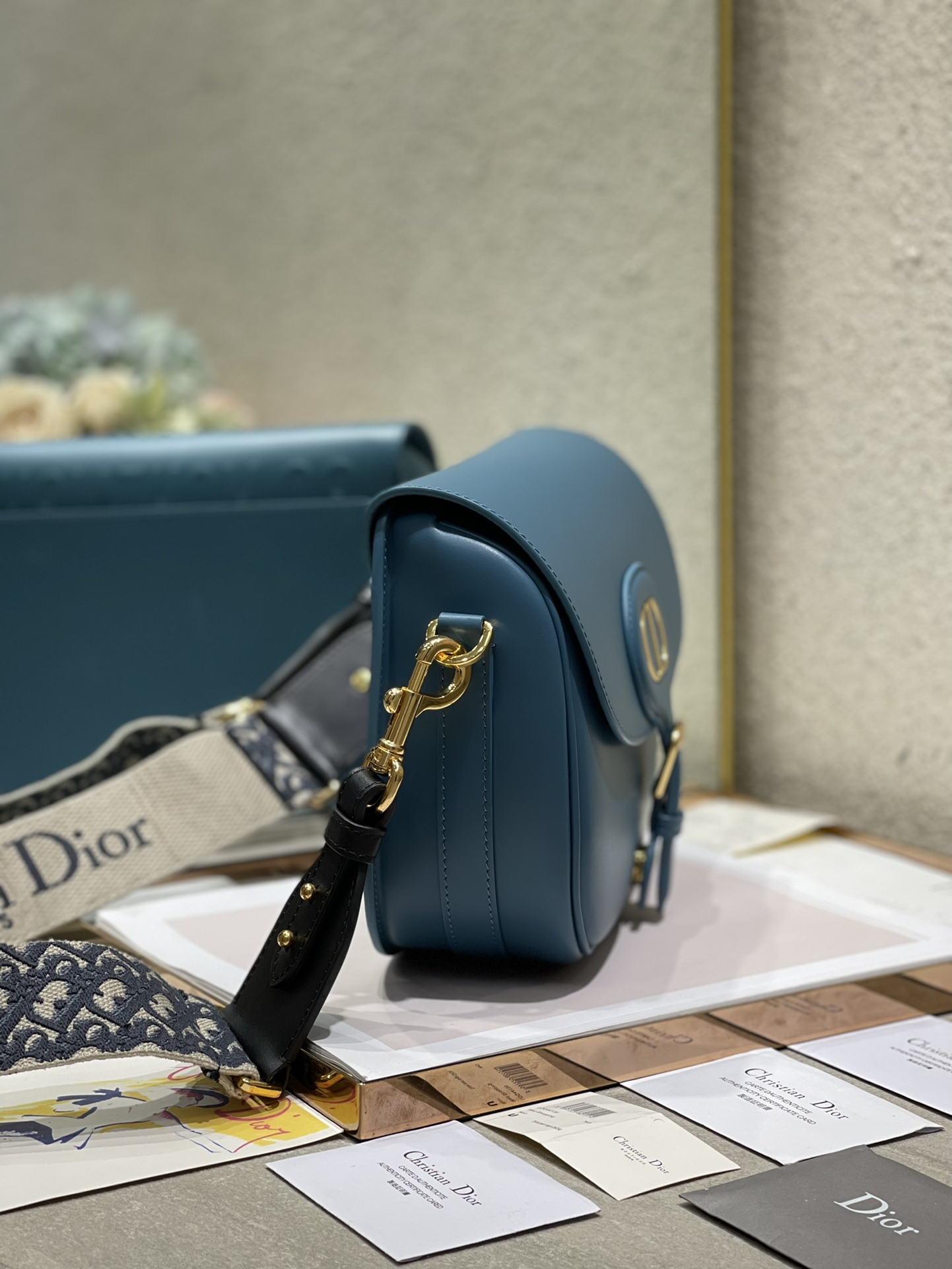 Bagsaaa D10r CD Bobby Large Dark Blue - 27x19.5x8cm