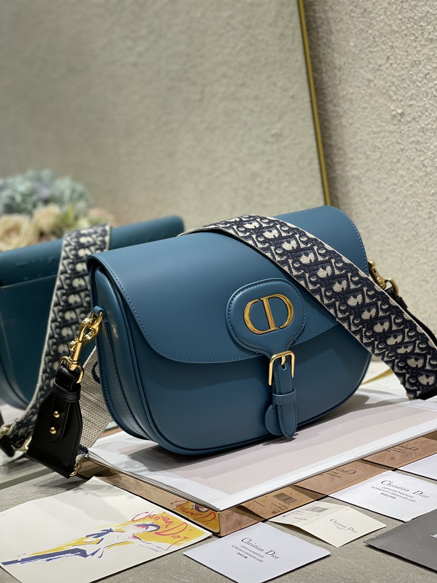 Bagsaaa D10r CD Bobby Large Dark Blue - 27x19.5x8cm