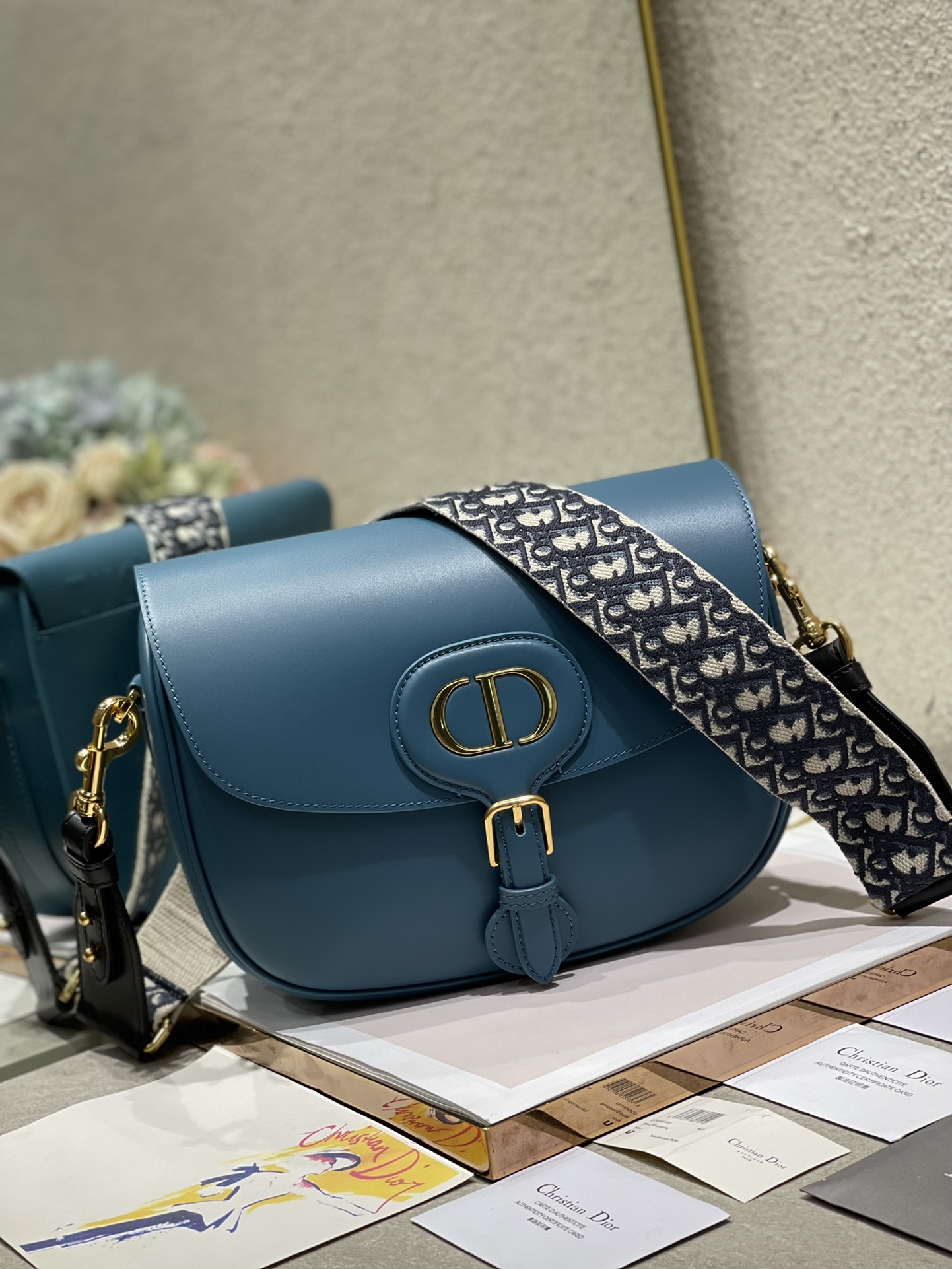 Bagsaaa D10r CD Bobby Large Dark Blue - 27x19.5x8cm