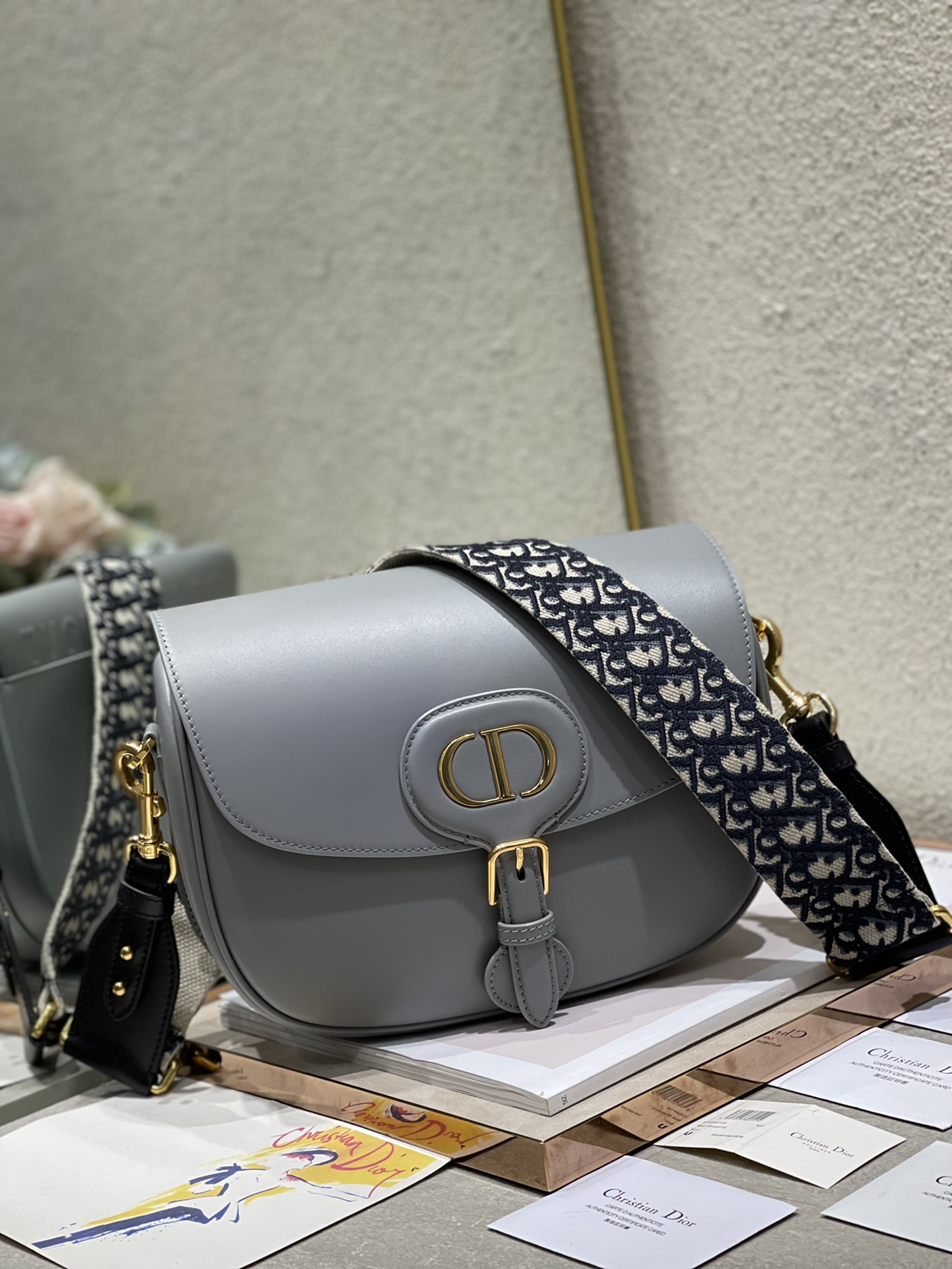 Bagsaaa D10r CD Bobby Large Grey - 27x19.5x8cm