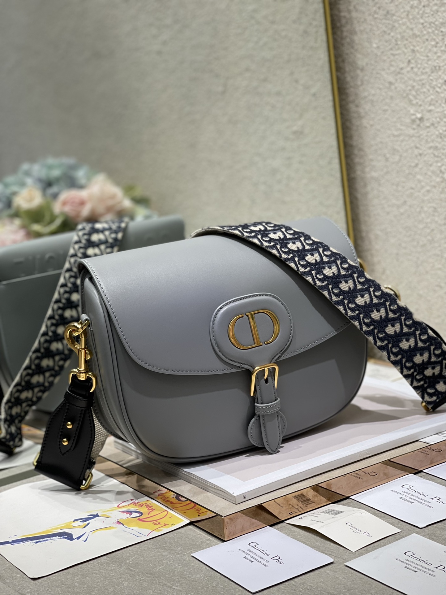 Bagsaaa D10r CD Bobby Large Grey - 27x19.5x8cm