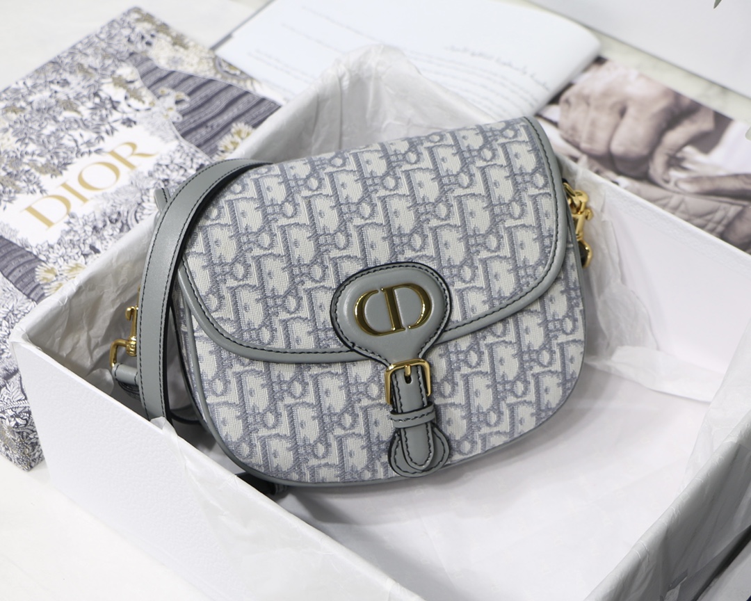 Bagsaaa D10r CD Bobby Medium Oblique Grey - 22x17x6cm