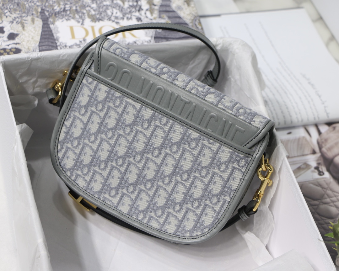 Bagsaaa D10r CD Bobby Medium Oblique Grey - 22x17x6cm