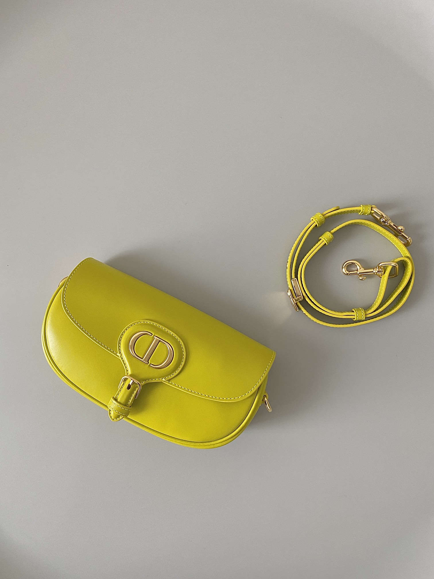 Bagsaaa D10r Bobby East-West Bag Light Yellow Neon - 21 x 12 x 5.1 cm