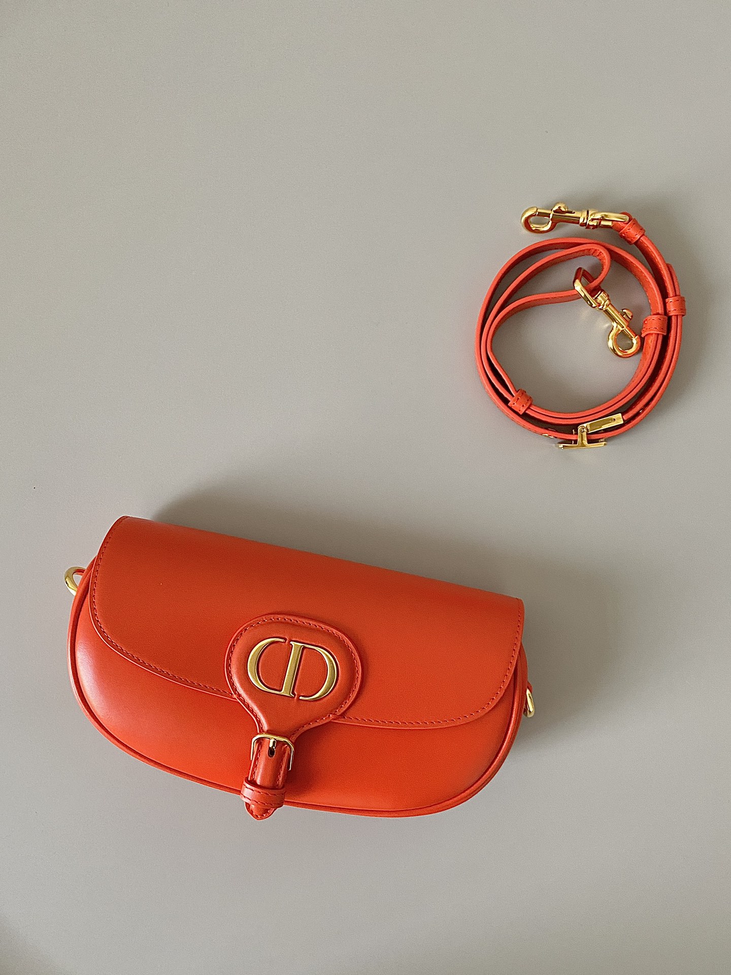 Bagsaaa D10r Bobby East-West Bag Orange Neon - 21 x 12 x 5.1 cm