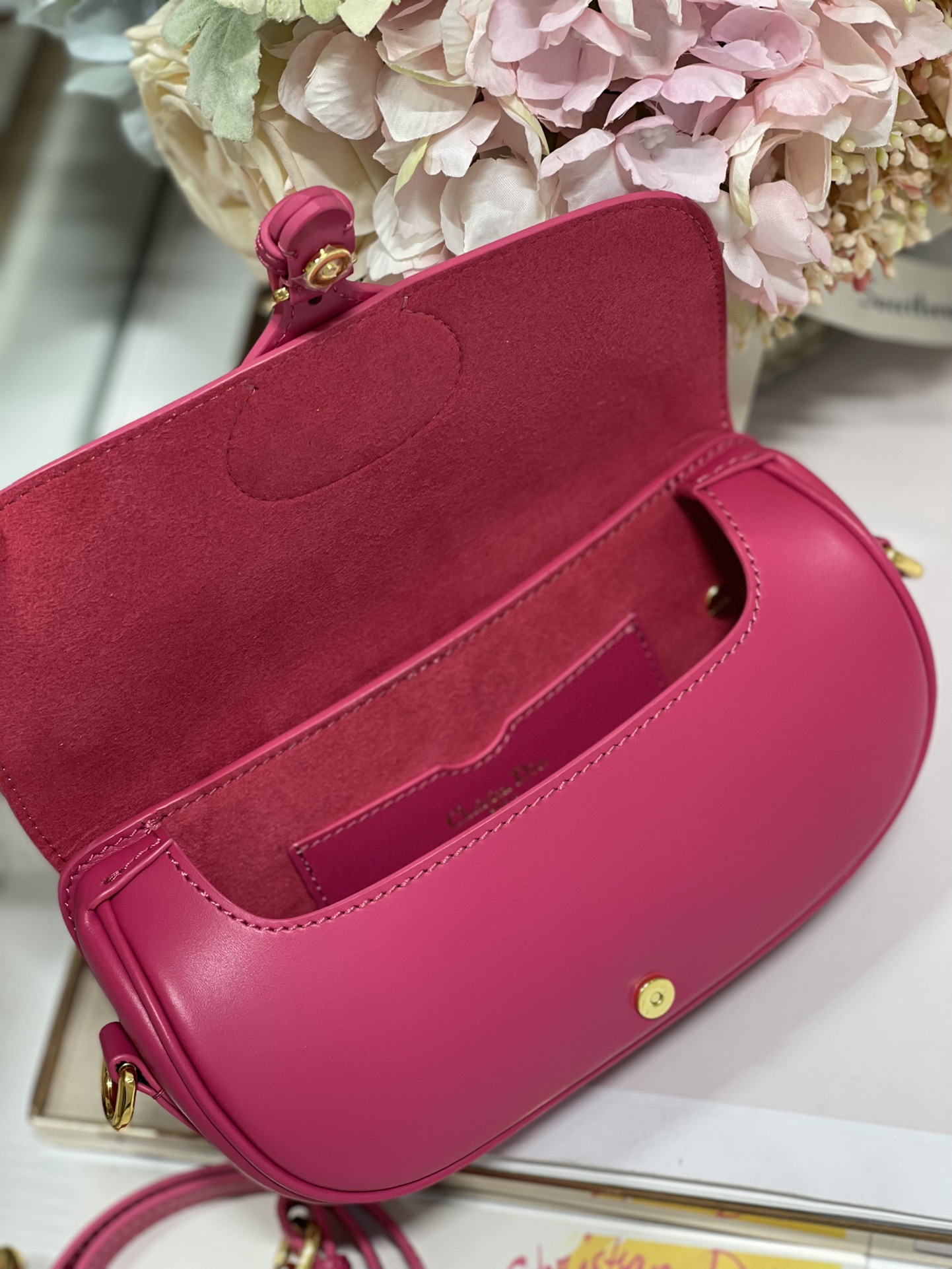 Bagsaaa D10r Bobby East-West Bag Hot Pink - 21 x 12 x 5.1 cm