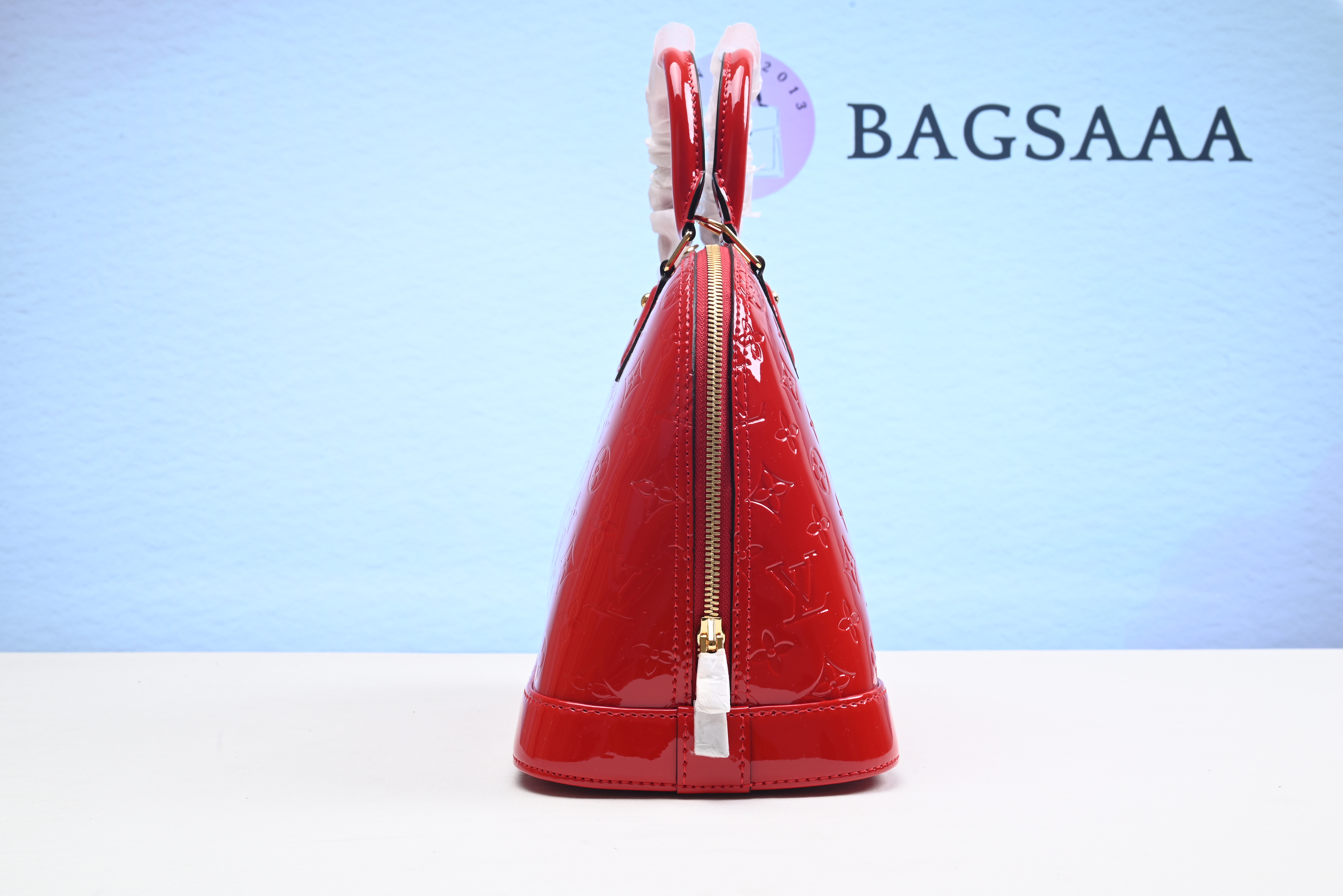 Bagsaaa L0vis Vvtt0n Alma PM Monogram Patent Leather Red - 32 x 25 x 16 cm