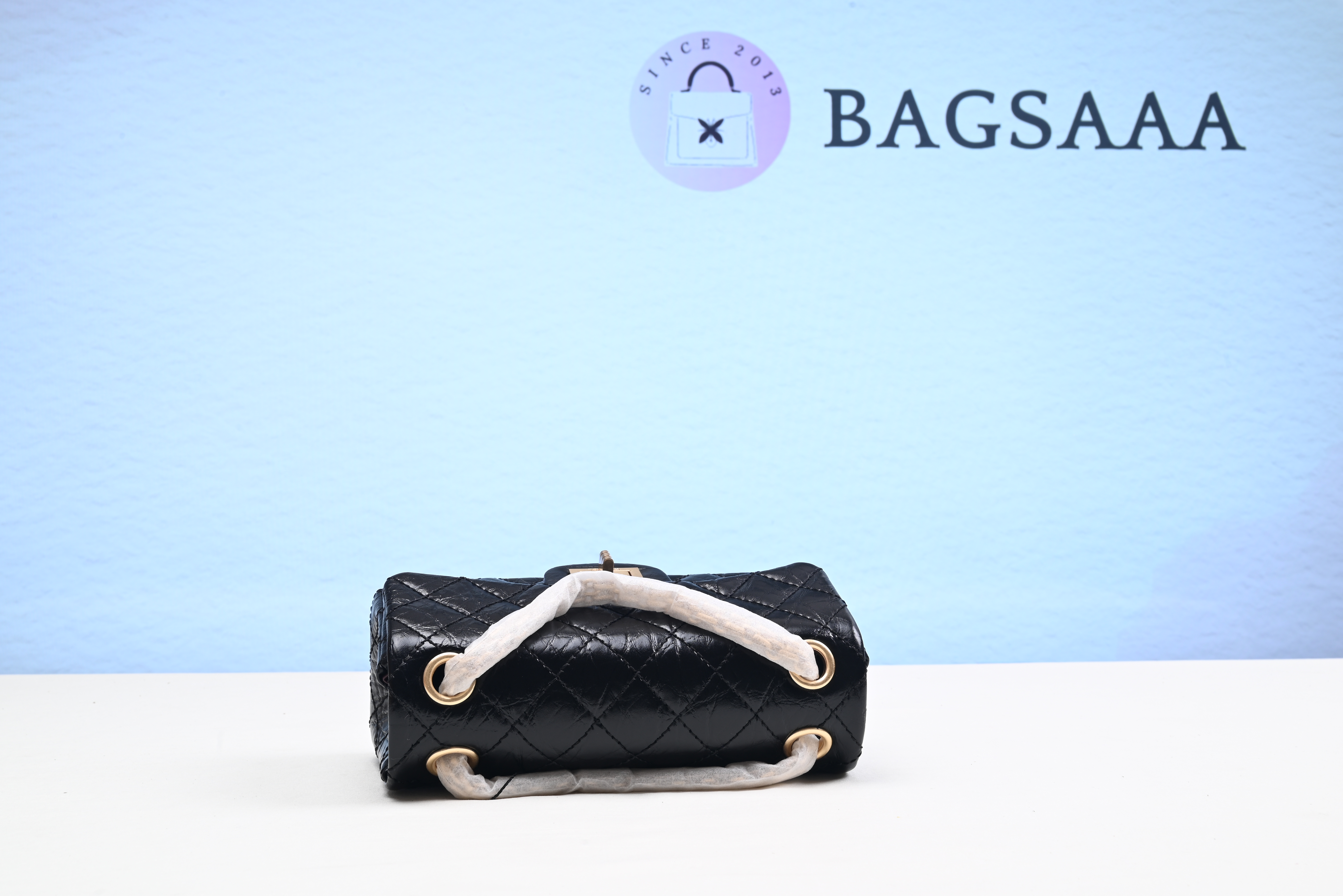 Bagsaaa Ch**el flap Bag Quilted 2.55 Reissue Black Bag - 20cm