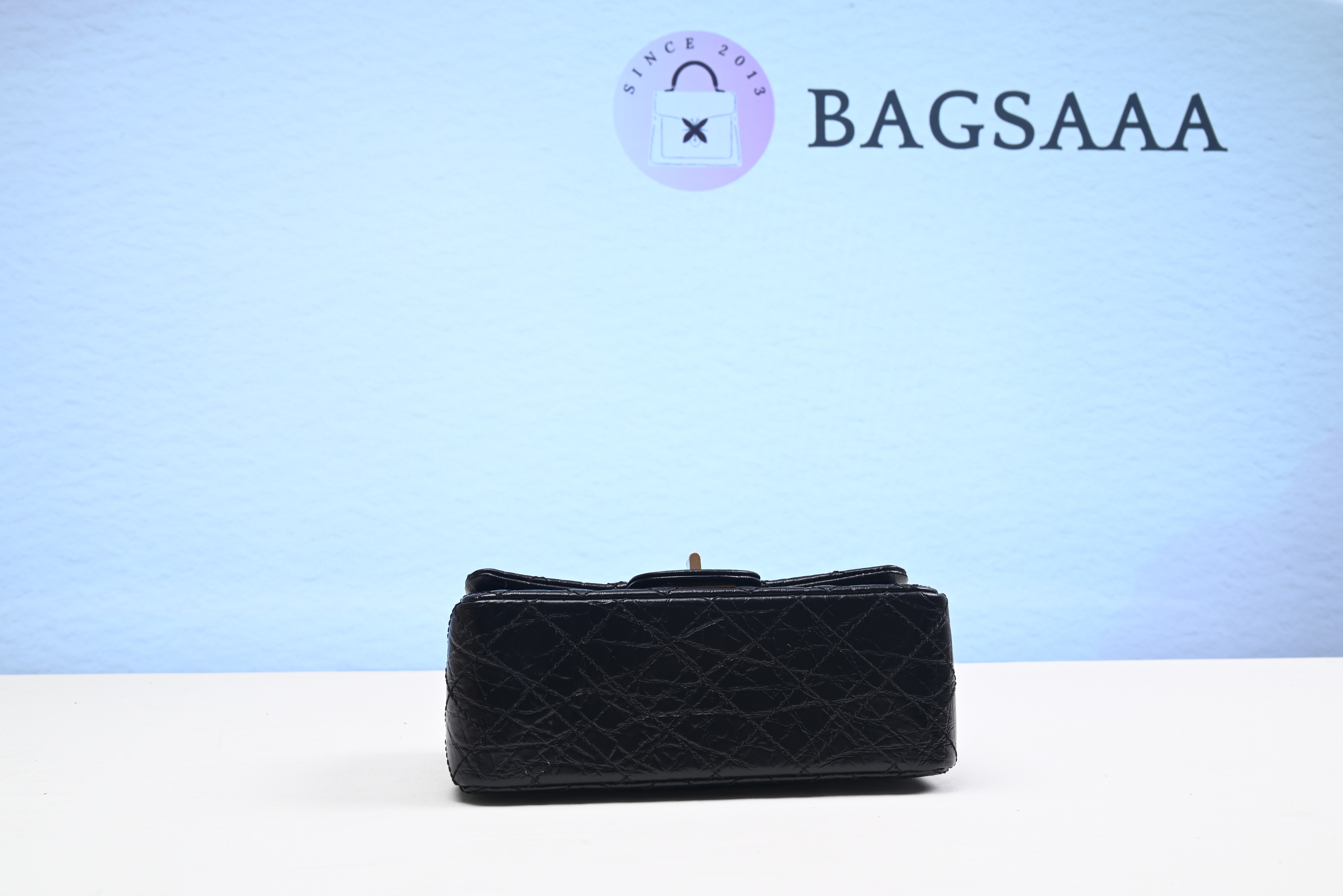 Bagsaaa Ch**el flap Bag Quilted 2.55 Reissue Black Bag - 20cm