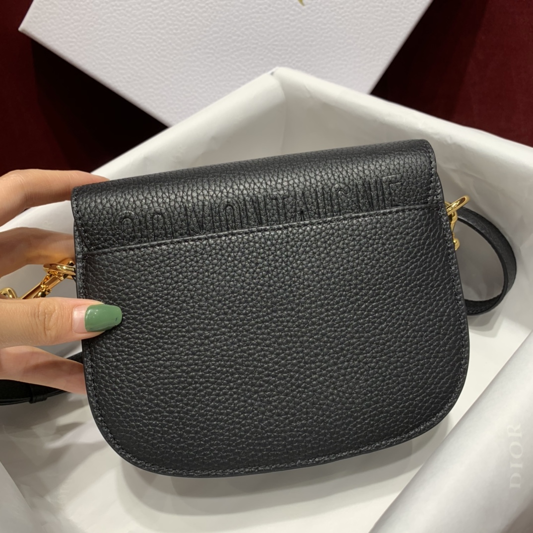 Bagsaaa D10r Small Bobby Grained Calfkskin Black Bag