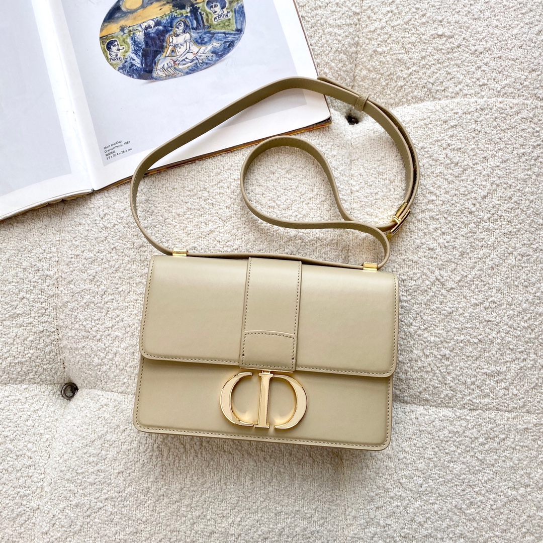 Bagsaaa D10r Montaigne Beige Bag - 24 x 17 x 8 cm