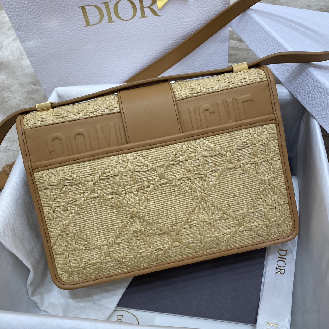 Bagsaaa D10r 30 Montaigne Natural Cannage Raffia - 24 x 17 x 8 cm